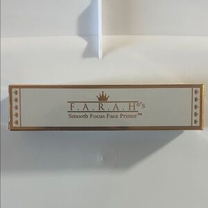 Farah Smooth Focus Face Primer - White and Gold Packaging